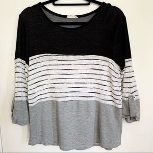 Boutique Color block Top